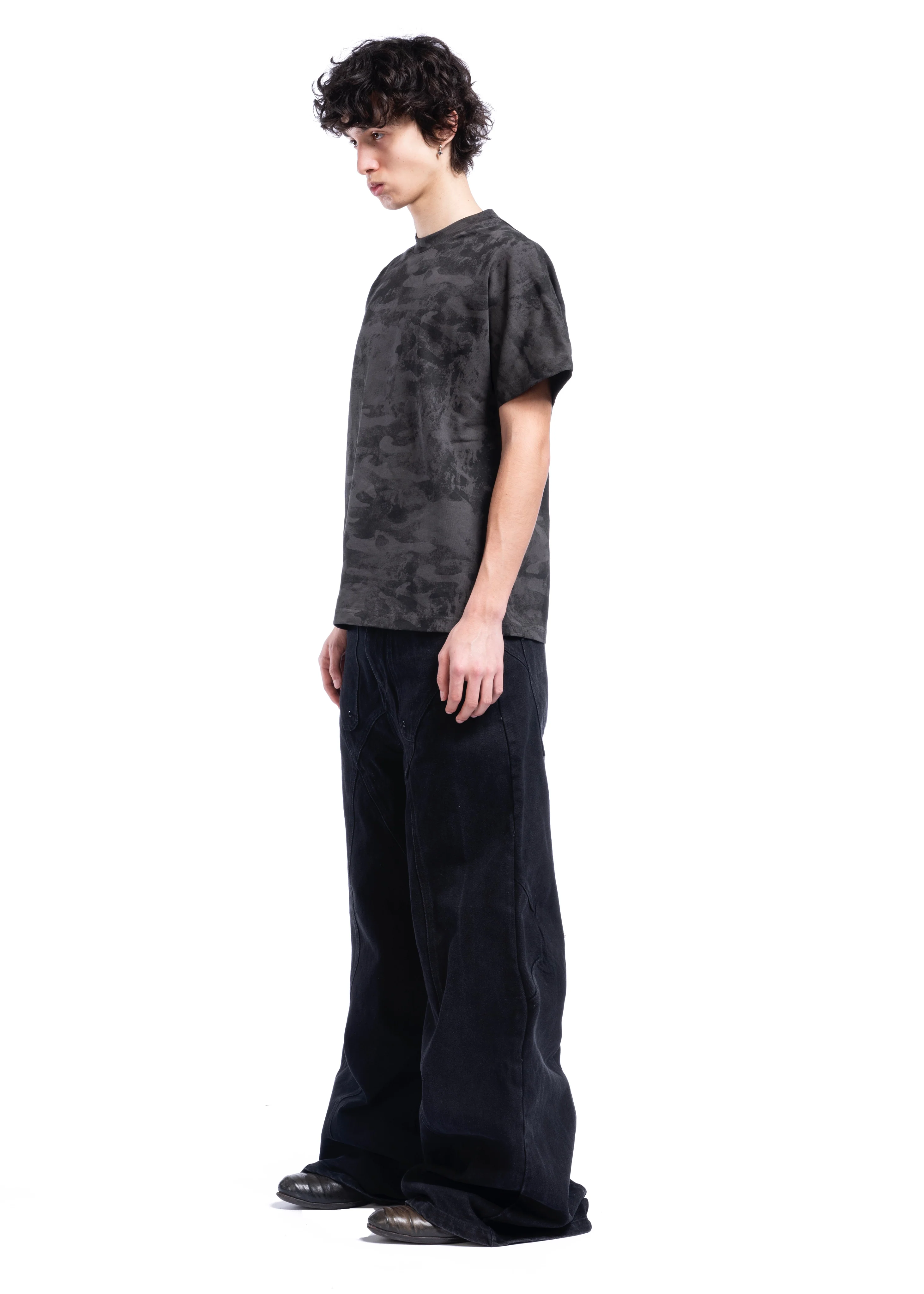 CAMO MONOGRAM T-SHIRT BLACK - Image 4
