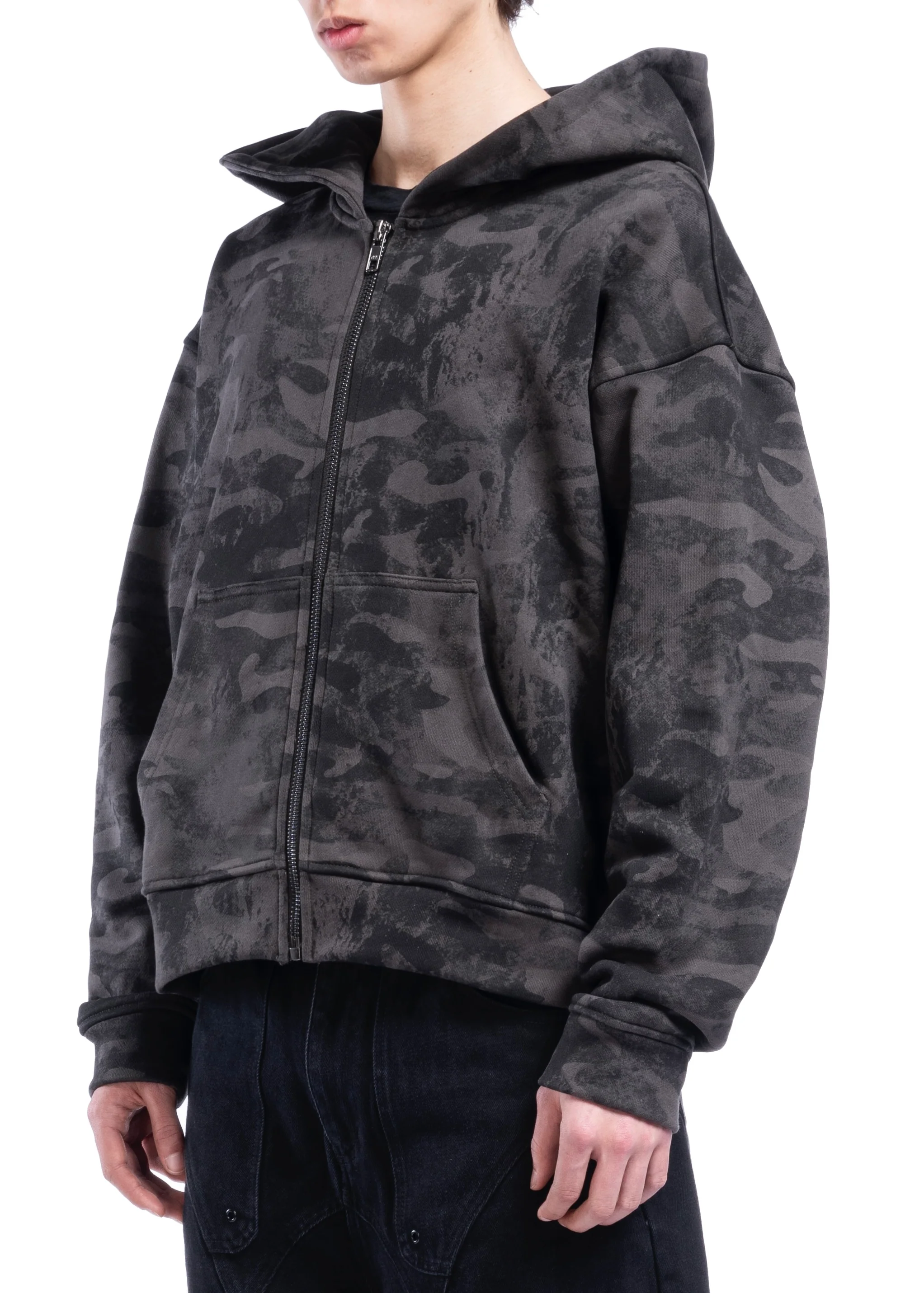 CAMO MONOGRAM ZIP JACKET BLACK VINTAGE - Image 5