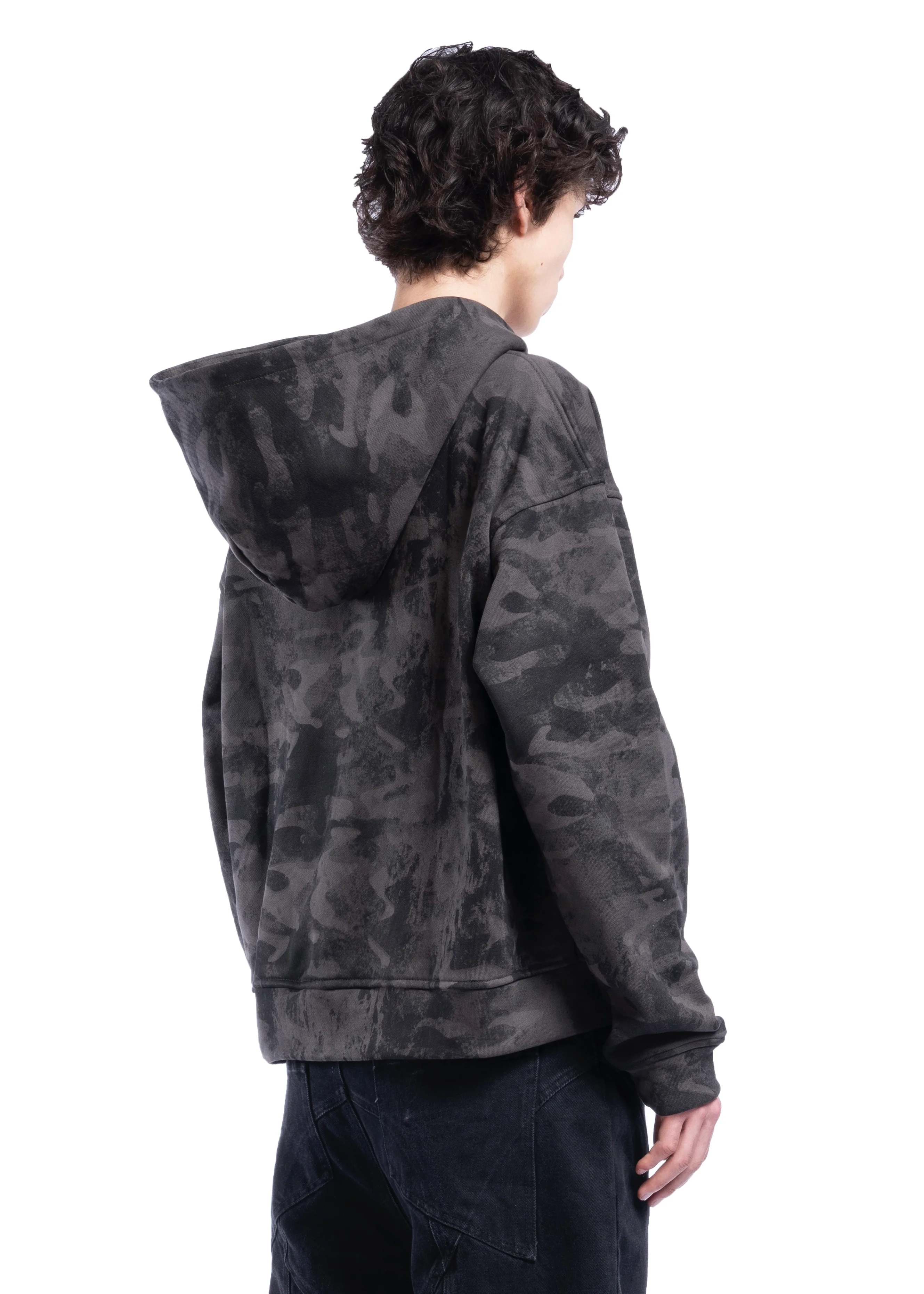 CAMO MONOGRAM ZIP JACKET BLACK VINTAGE - Image 6