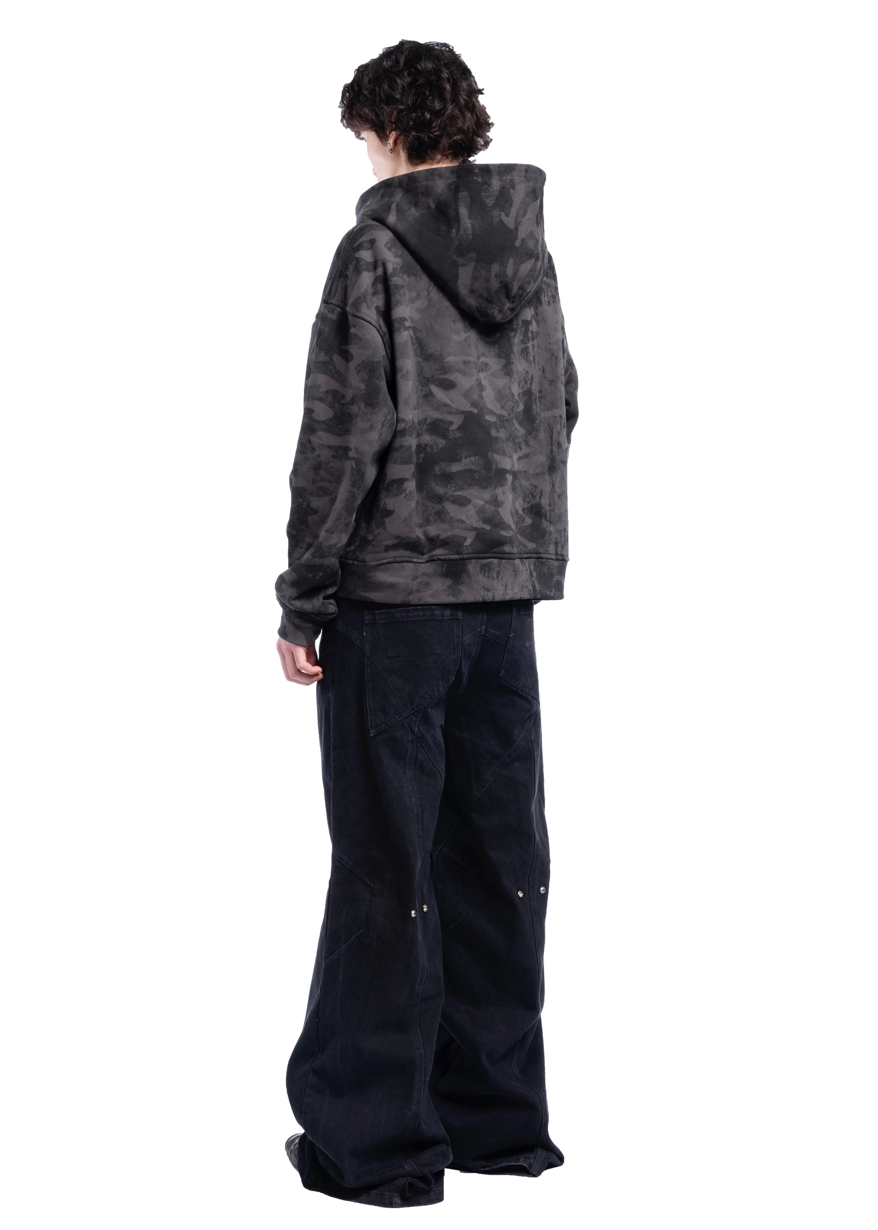 CAMO MONOGRAM ZIP JACKET BLACK VINTAGE - Image 7