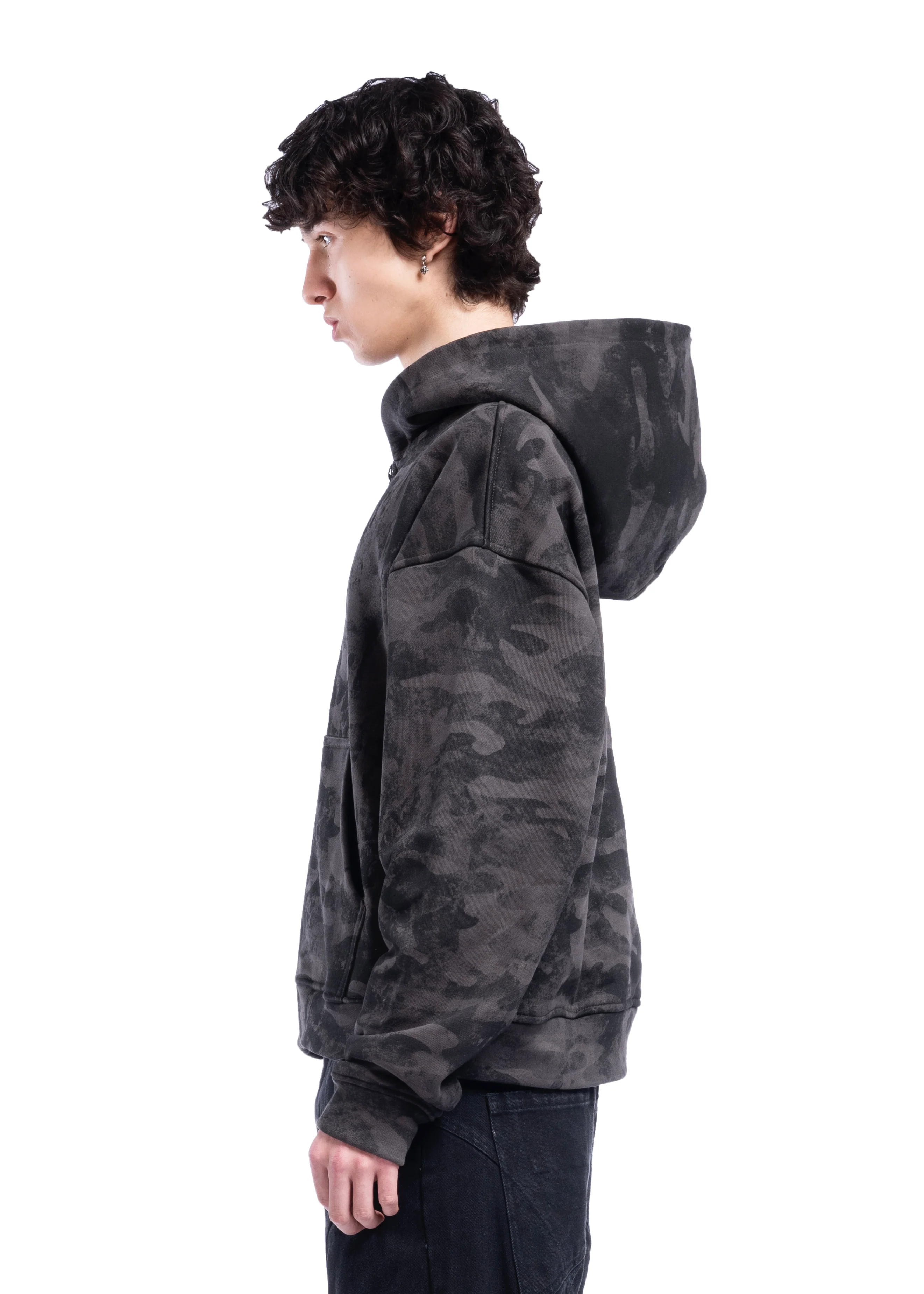 CAMO MONOGRAM ZIP JACKET BLACK VINTAGE - Image 8