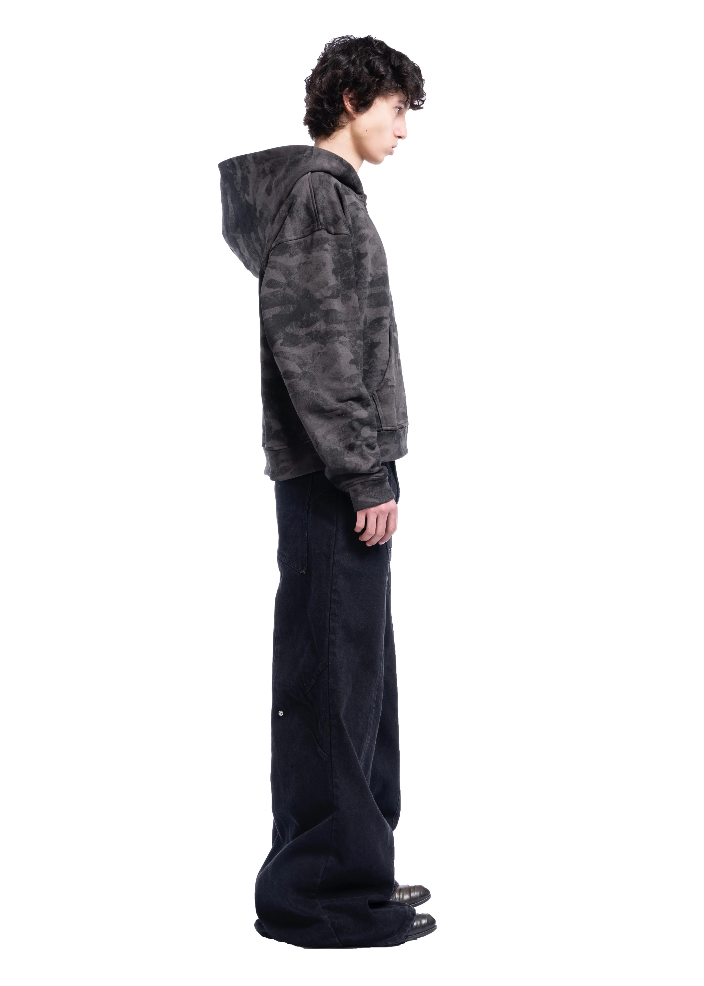 CAMO MONOGRAM ZIP JACKET BLACK VINTAGE - Image 9