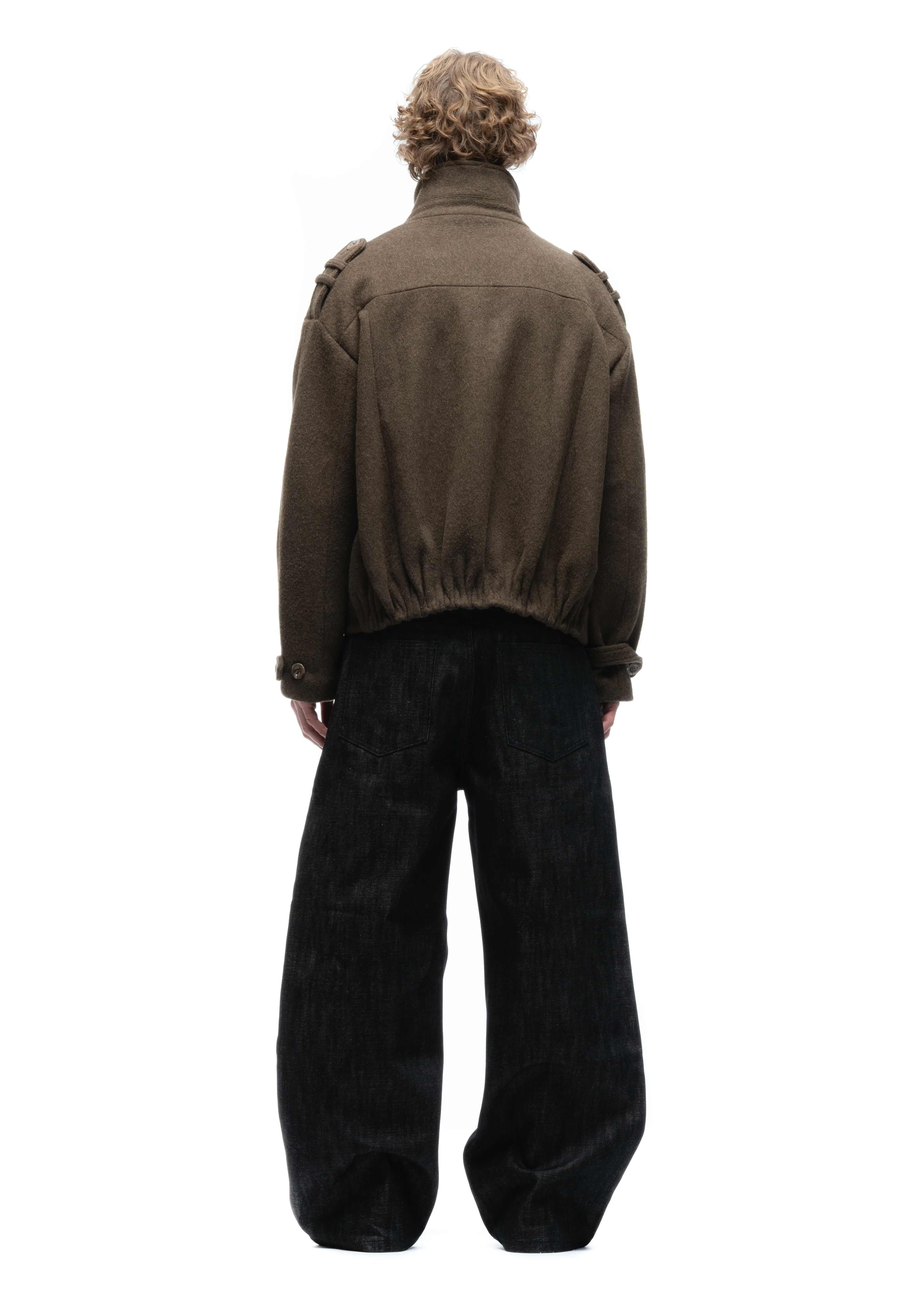 BUTTON UP MARINE JACKET GREEN - Image 4