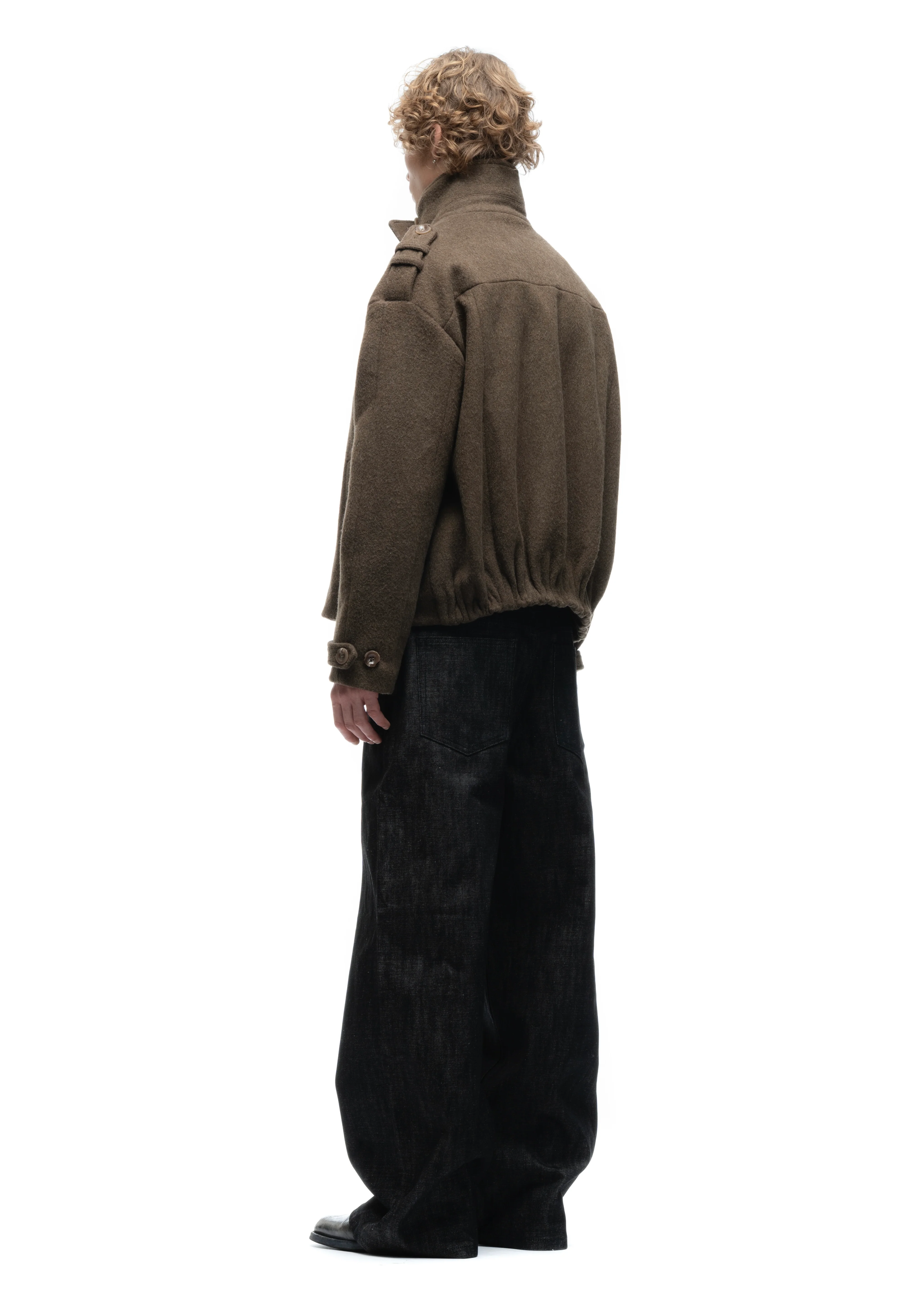 BUTTON UP MARINE JACKET GREEN - Image 6