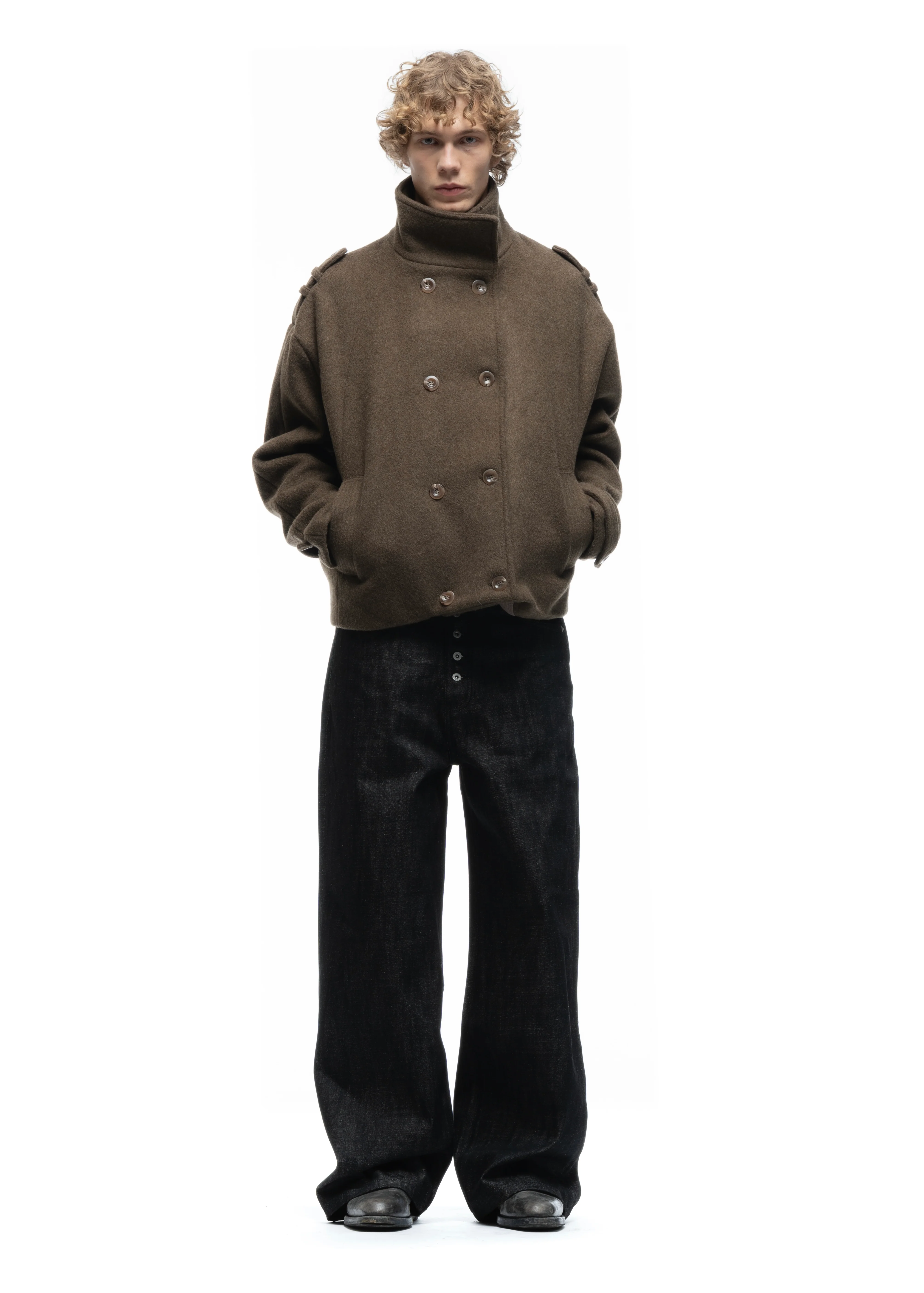BUTTON UP MARINE JACKET GREEN - Image 8