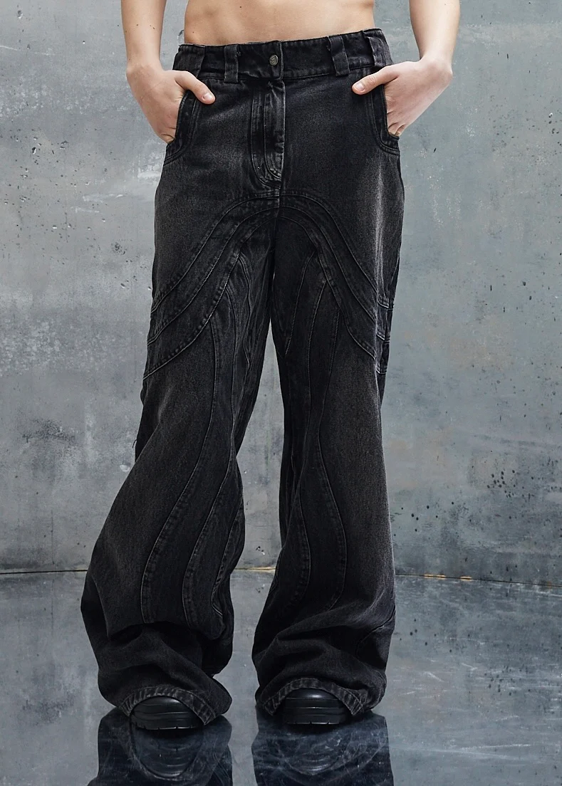 HEAVY WAVE DENIM USED BLACK - Image 11