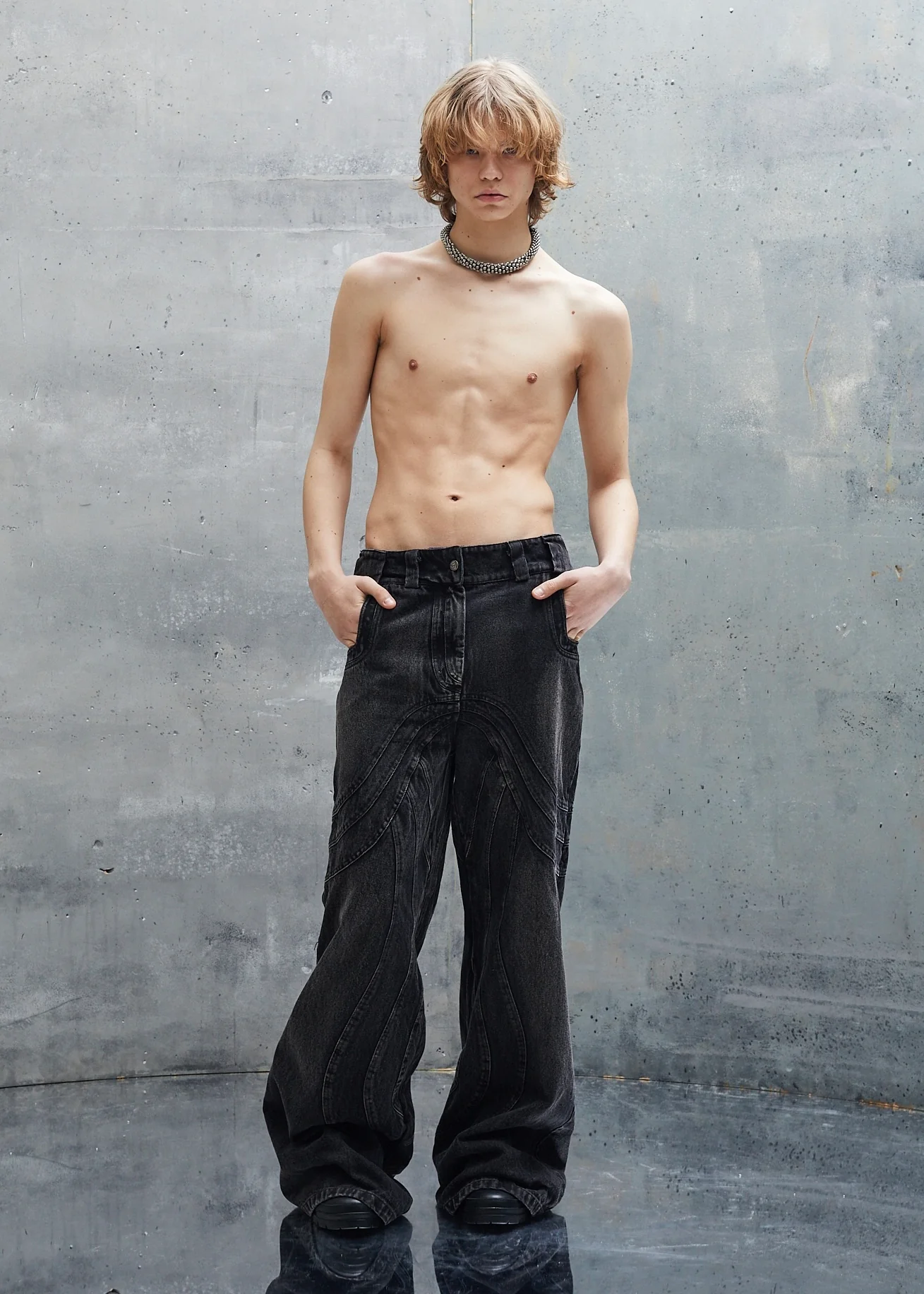 HEAVY WAVE DENIM USED BLACK - Image 12