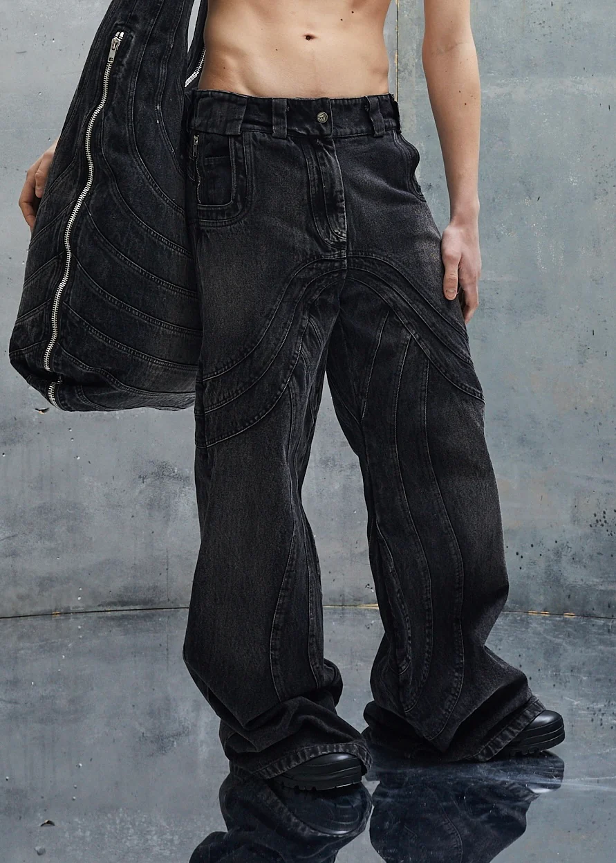 HEAVY WAVE DENIM USED BLACK - Image 15