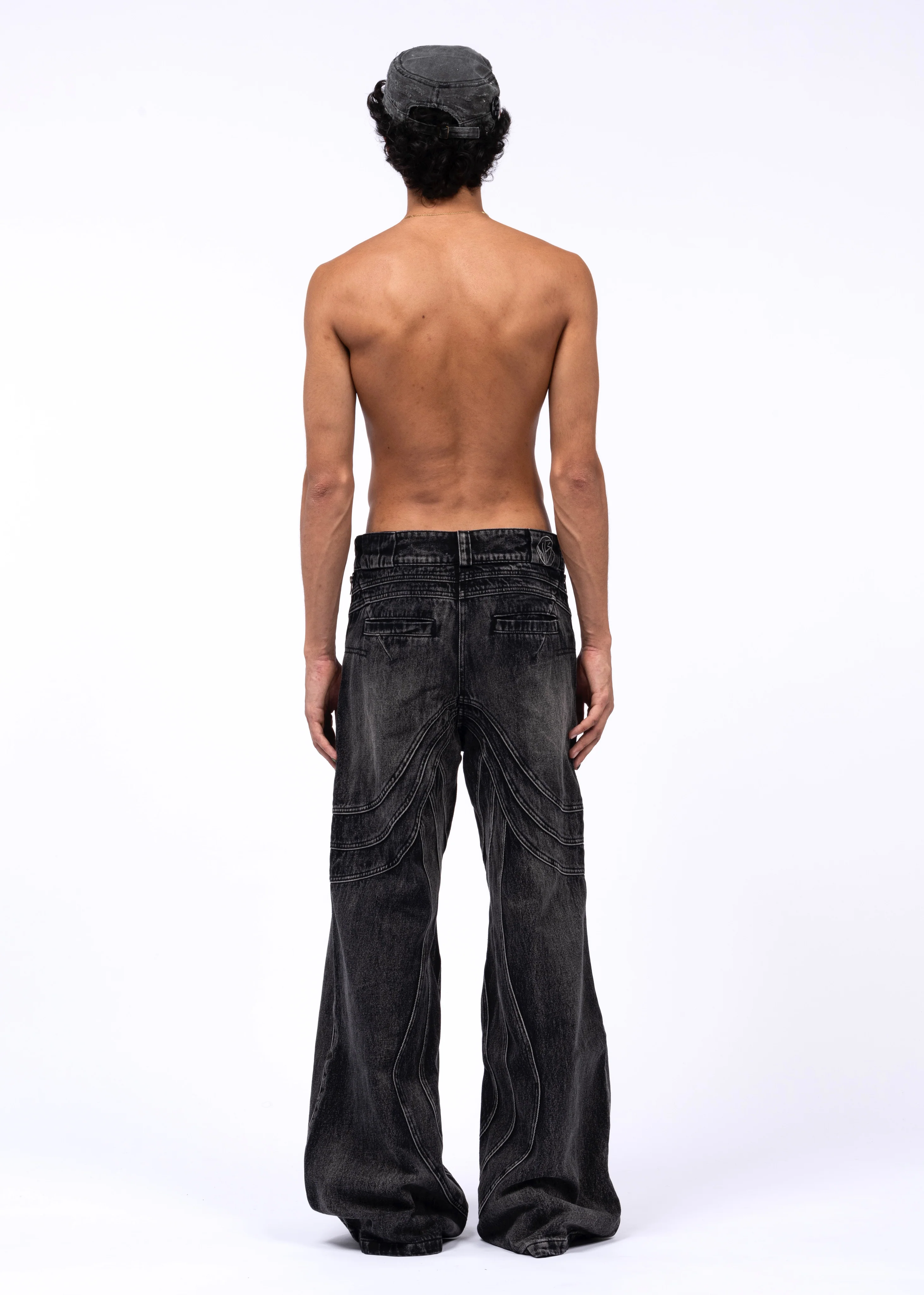 HEAVY WAVE DENIM USED BLACK - Image 5