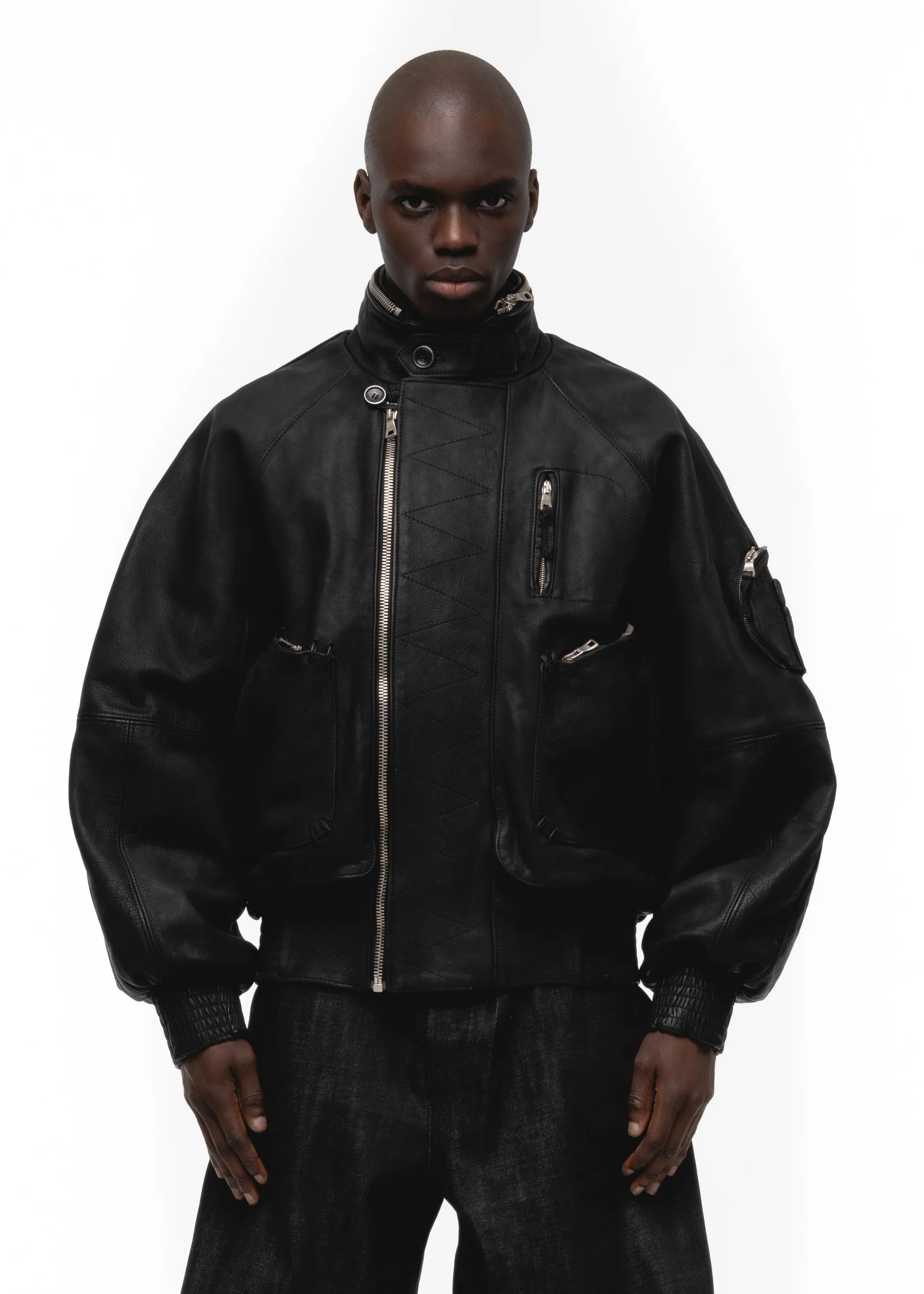 FLIGHT LEATHER COTTON JACKET - Image 12