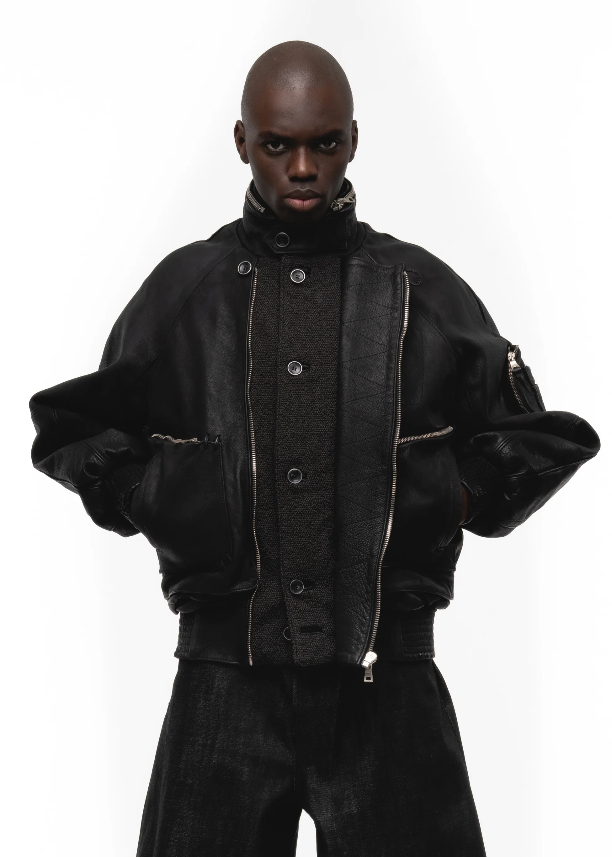 FLIGHT LEATHER COTTON JACKET - Image 15