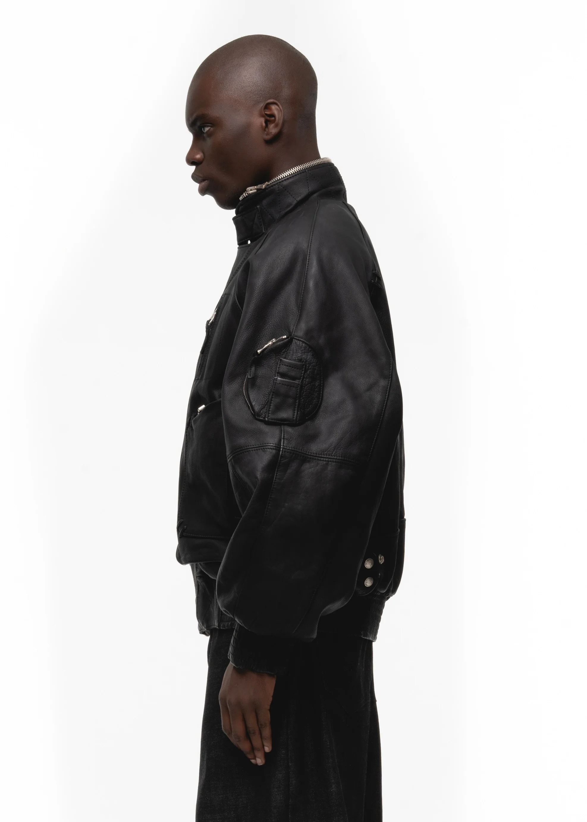FLIGHT LEATHER COTTON JACKET - Image 5