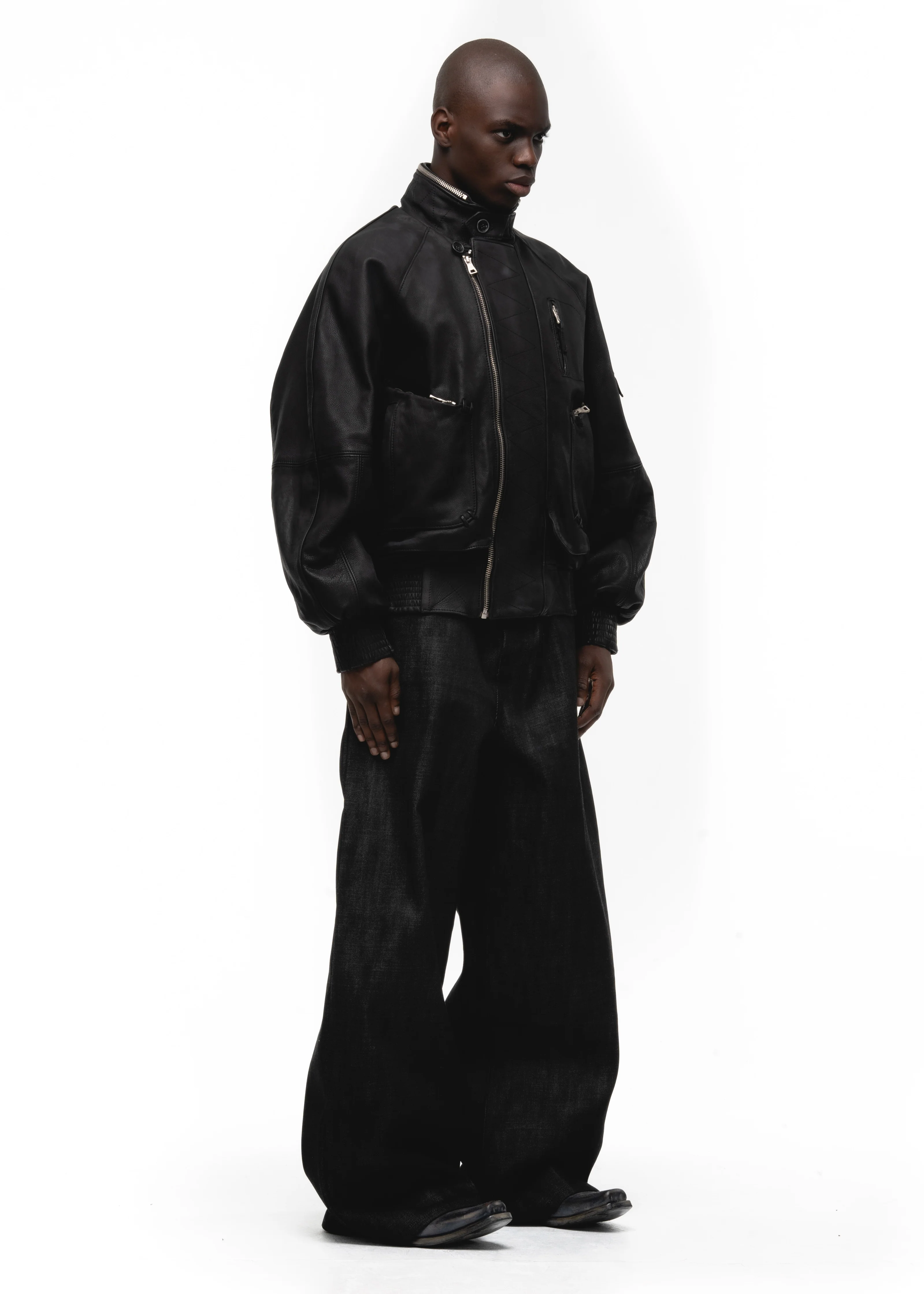 FLIGHT LEATHER COTTON JACKET - Image 9
