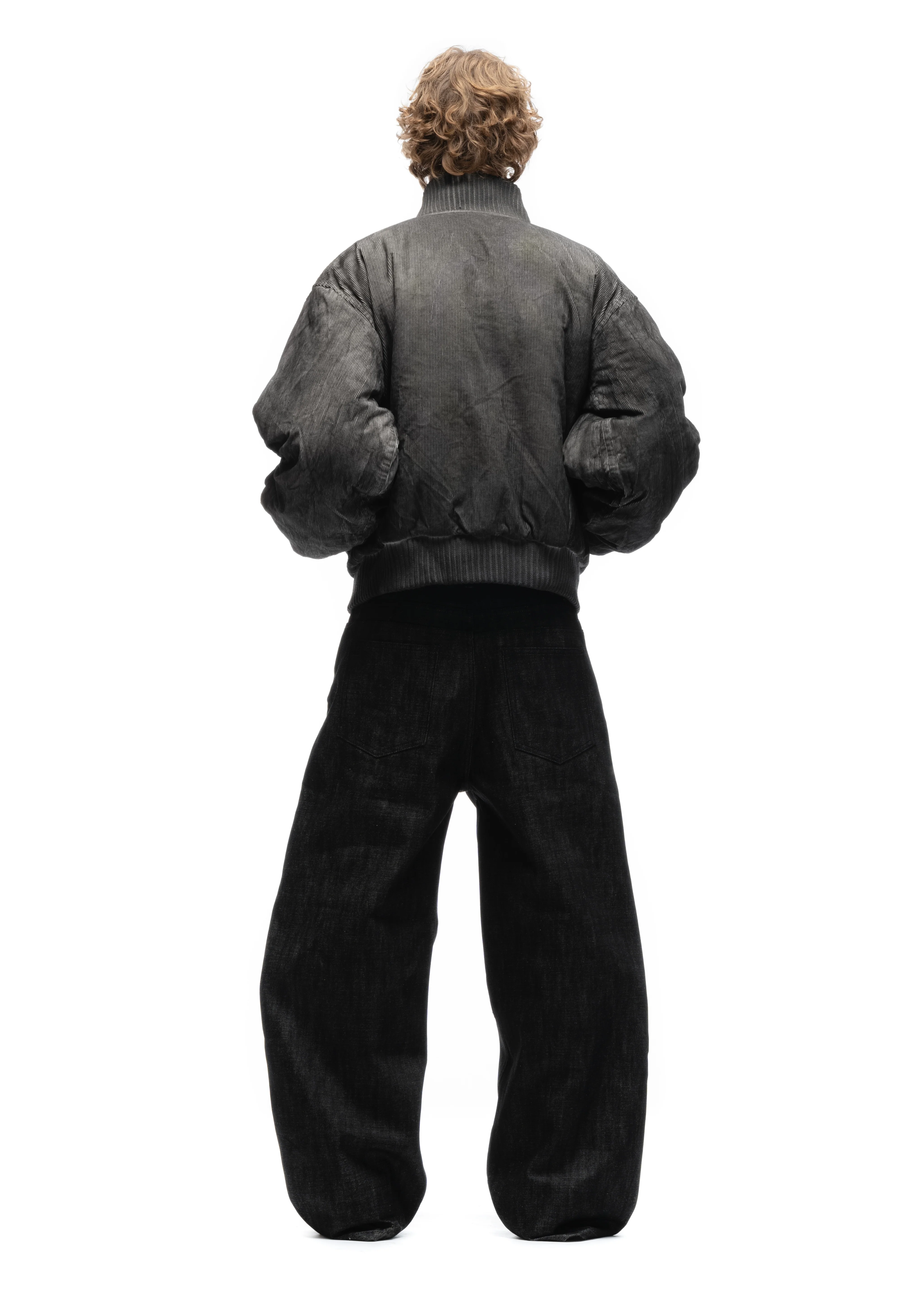 REVERSIBLE BASIC ONYX BOMBER JACKET BEIGE - Image 11