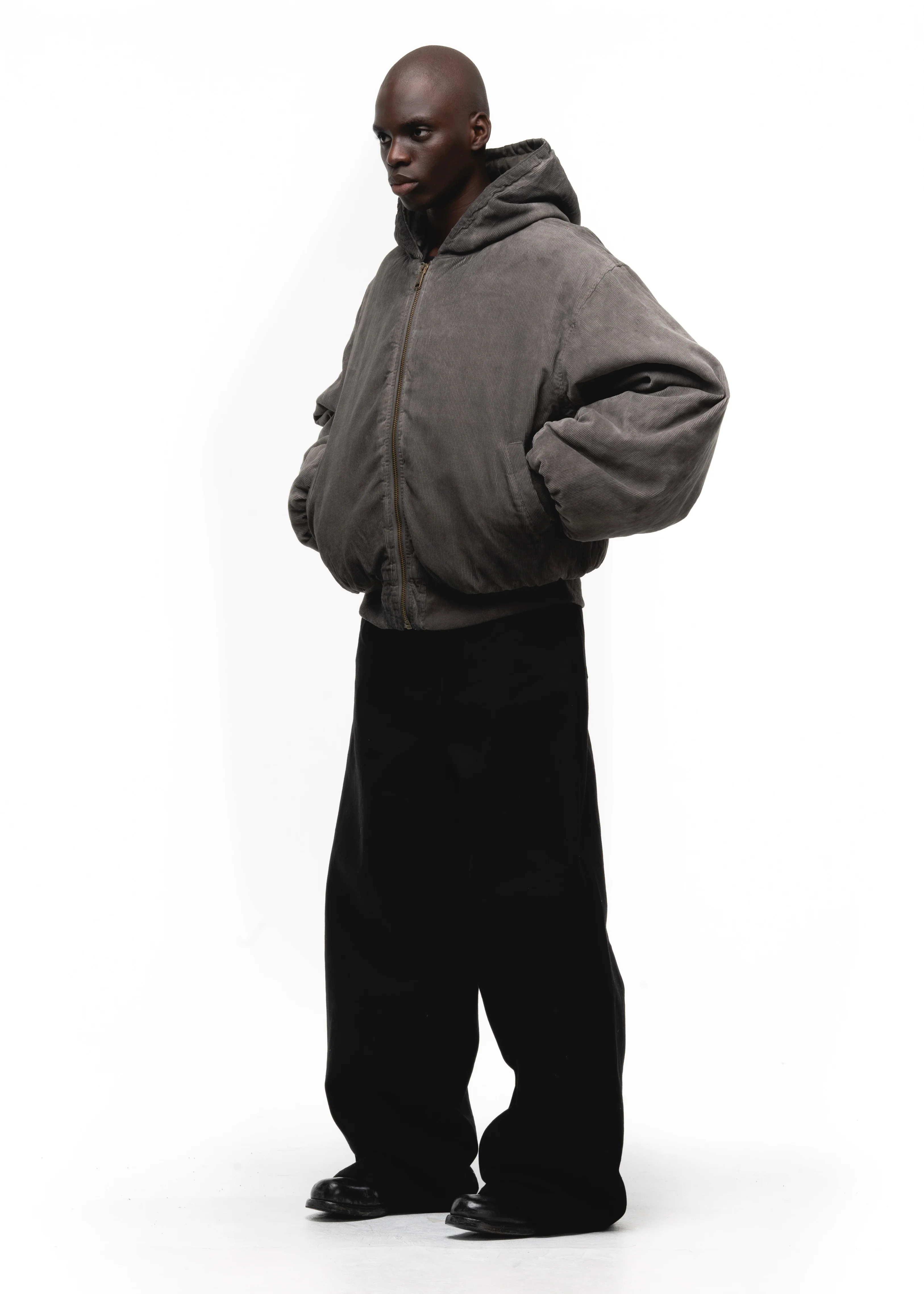 REVERSIBLE ONYX BOMBER JACKET BEIGE - Image 11