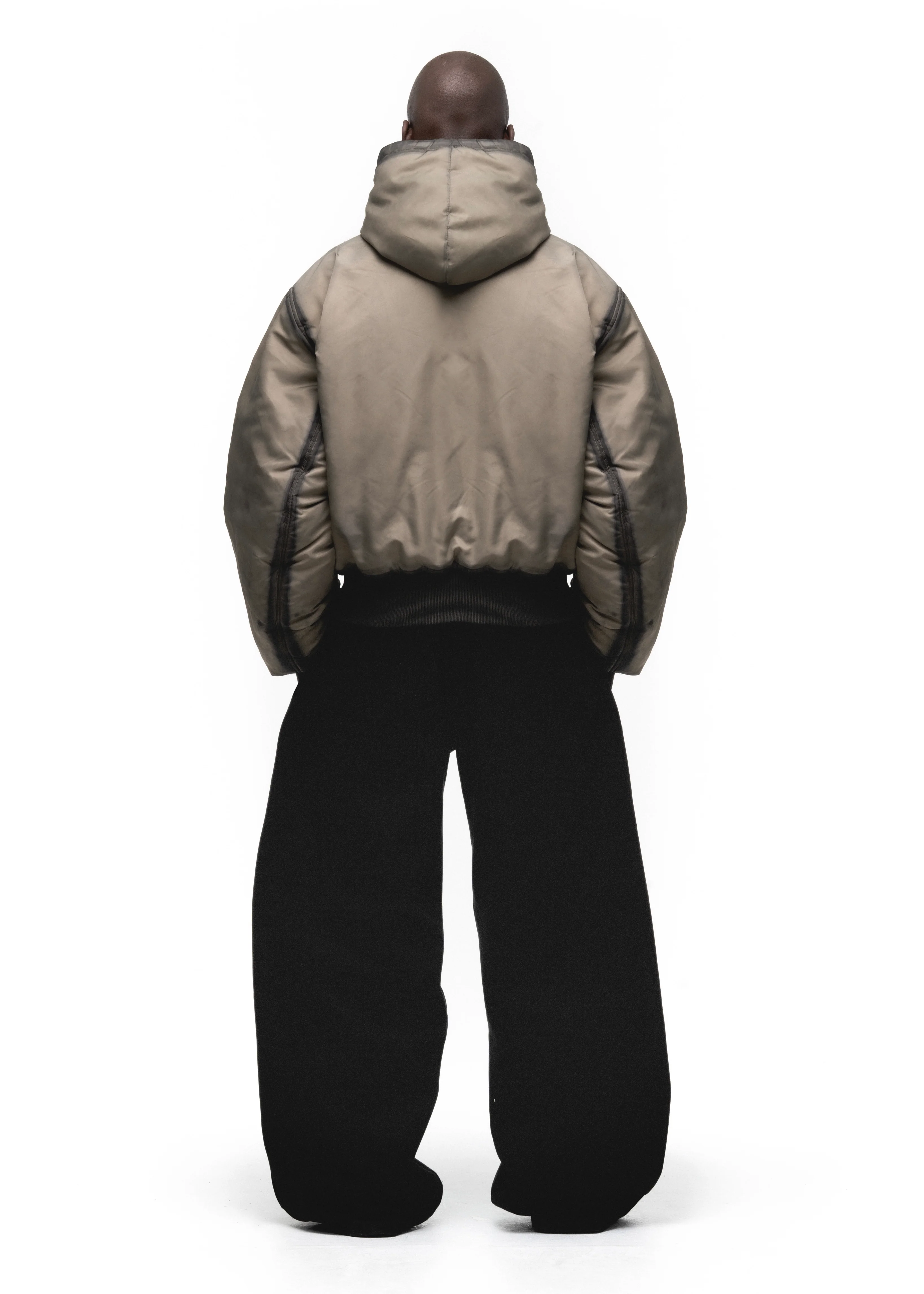 REVERSIBLE ONYX BOMBER JACKET BEIGE - Image 17
