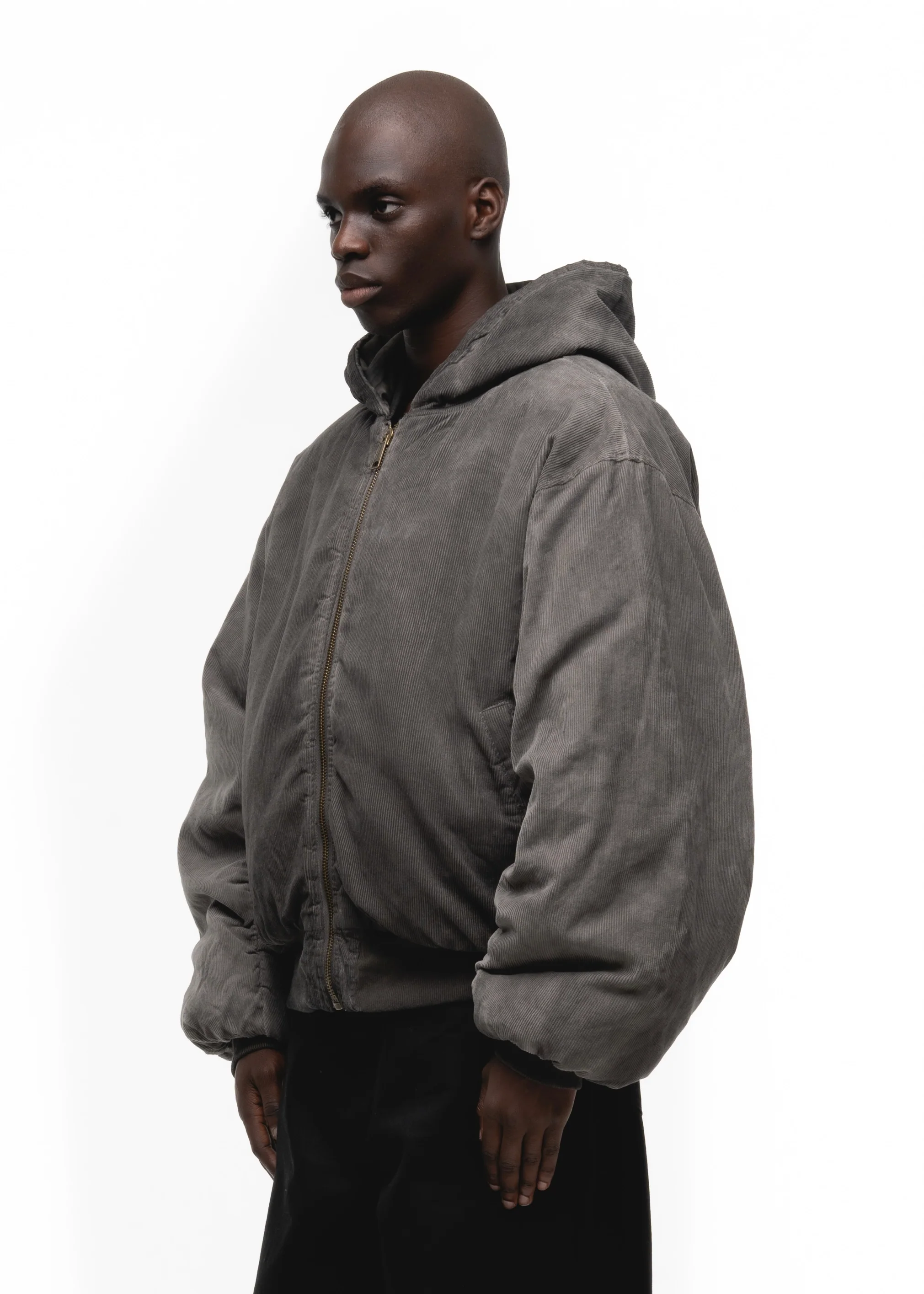 REVERSIBLE ONYX BOMBER JACKET BEIGE - Image 3