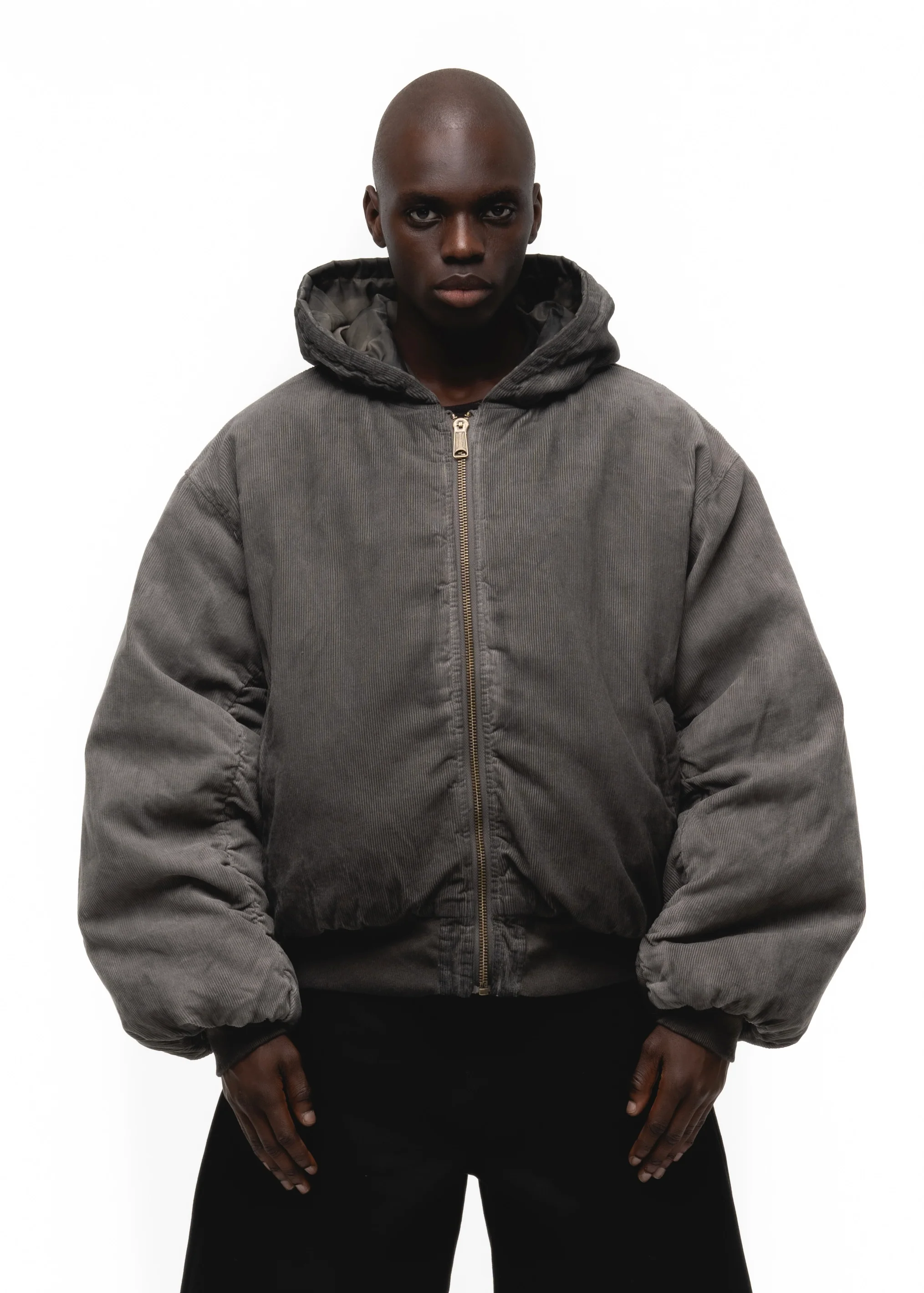 REVERSIBLE ONYX BOMBER JACKET BEIGE - Image 5