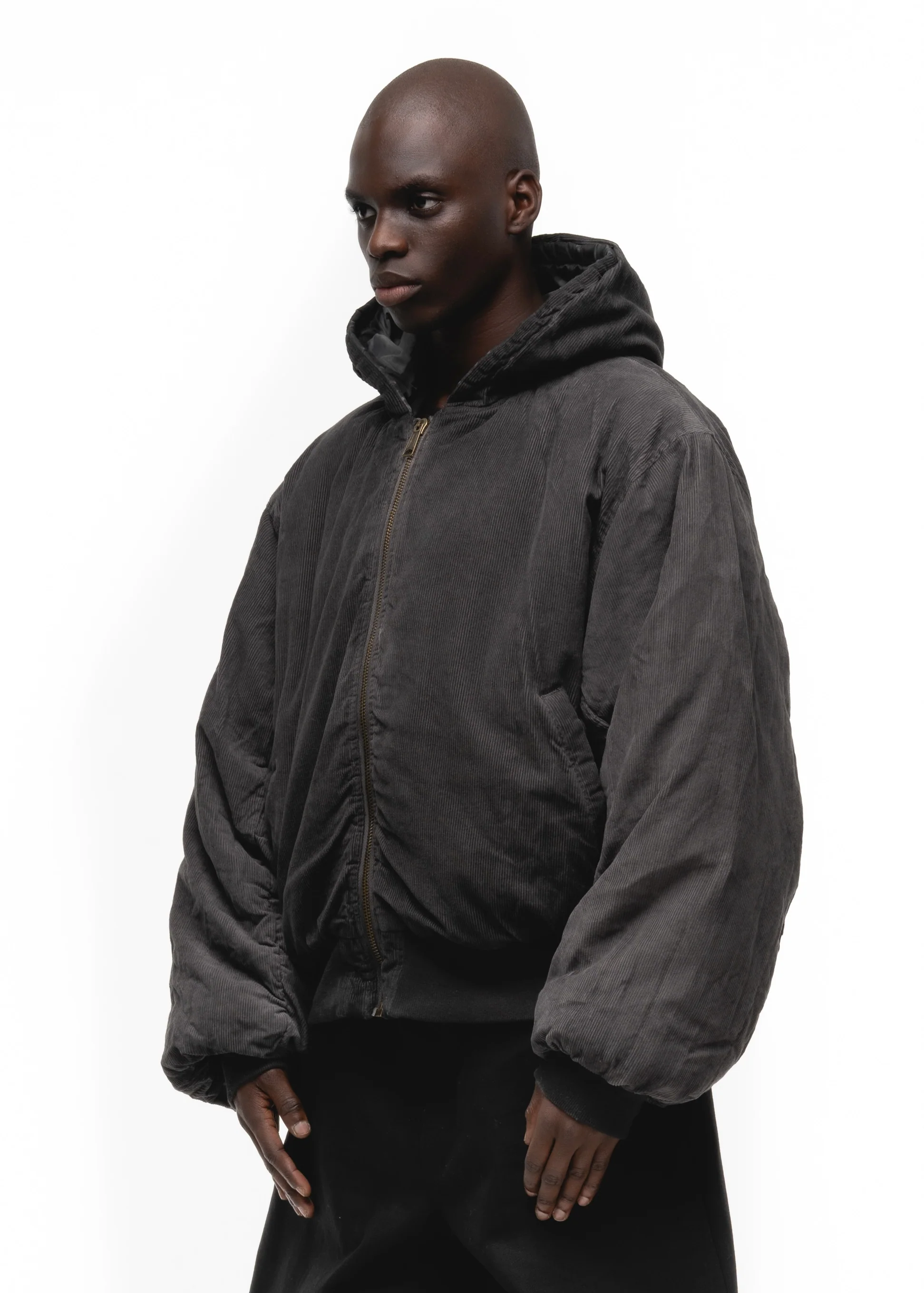 REVERSIBLE ONYX BOMBER JACKET GREY - Image 11