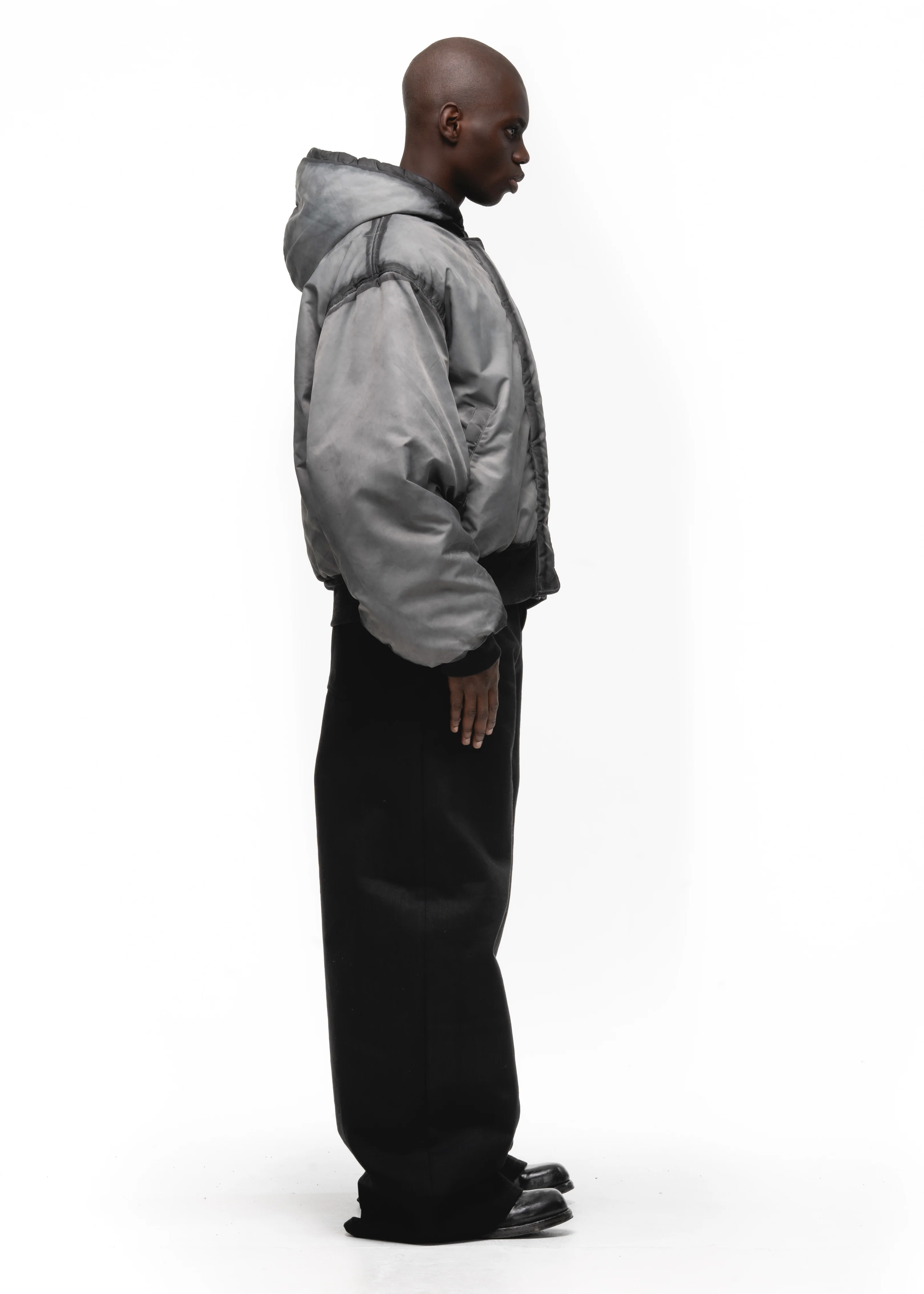 REVERSIBLE ONYX BOMBER JACKET GREY - Image 16