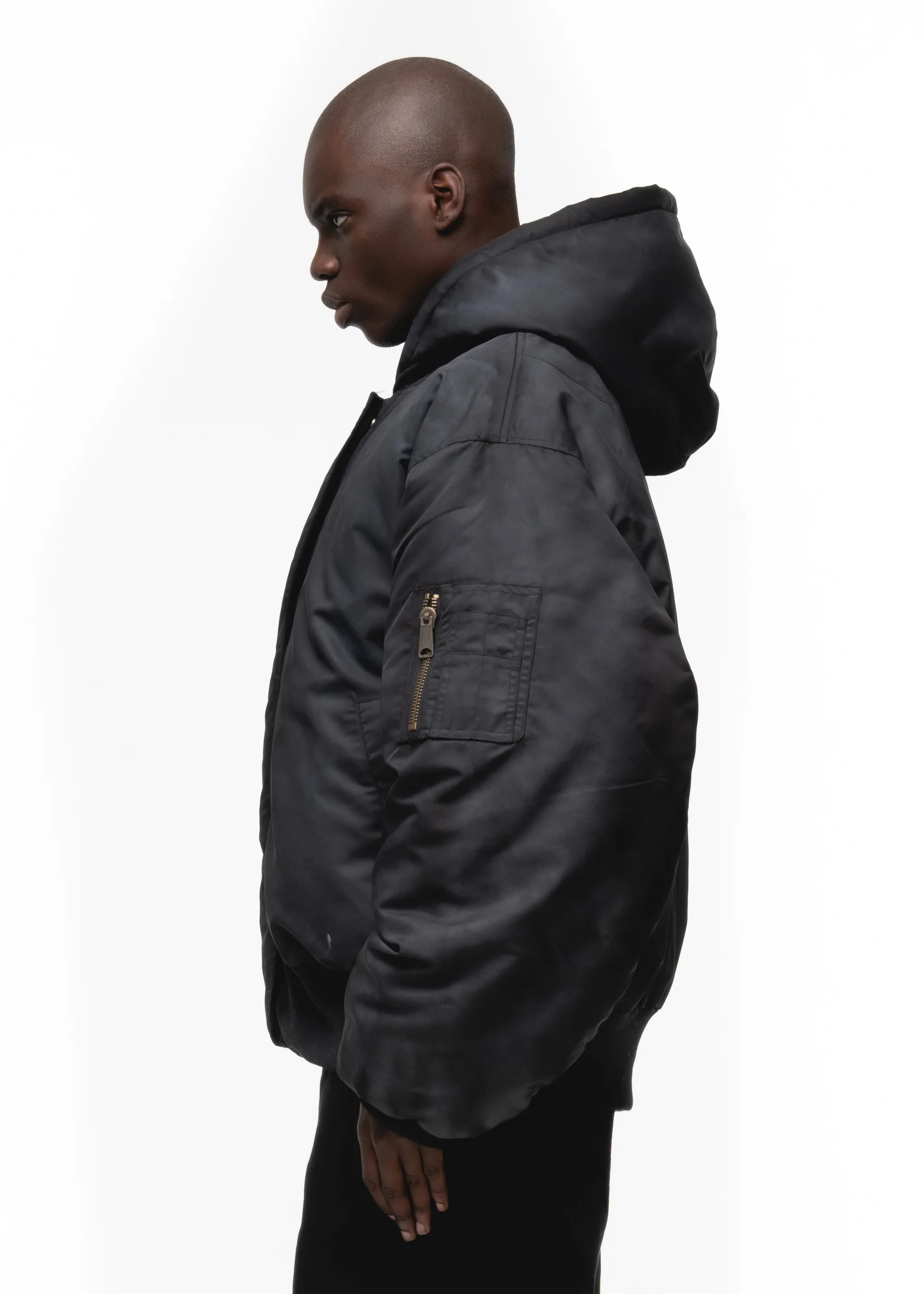 REVERSIBLE ONYX BOMBER JACKET BLACK - Image 12