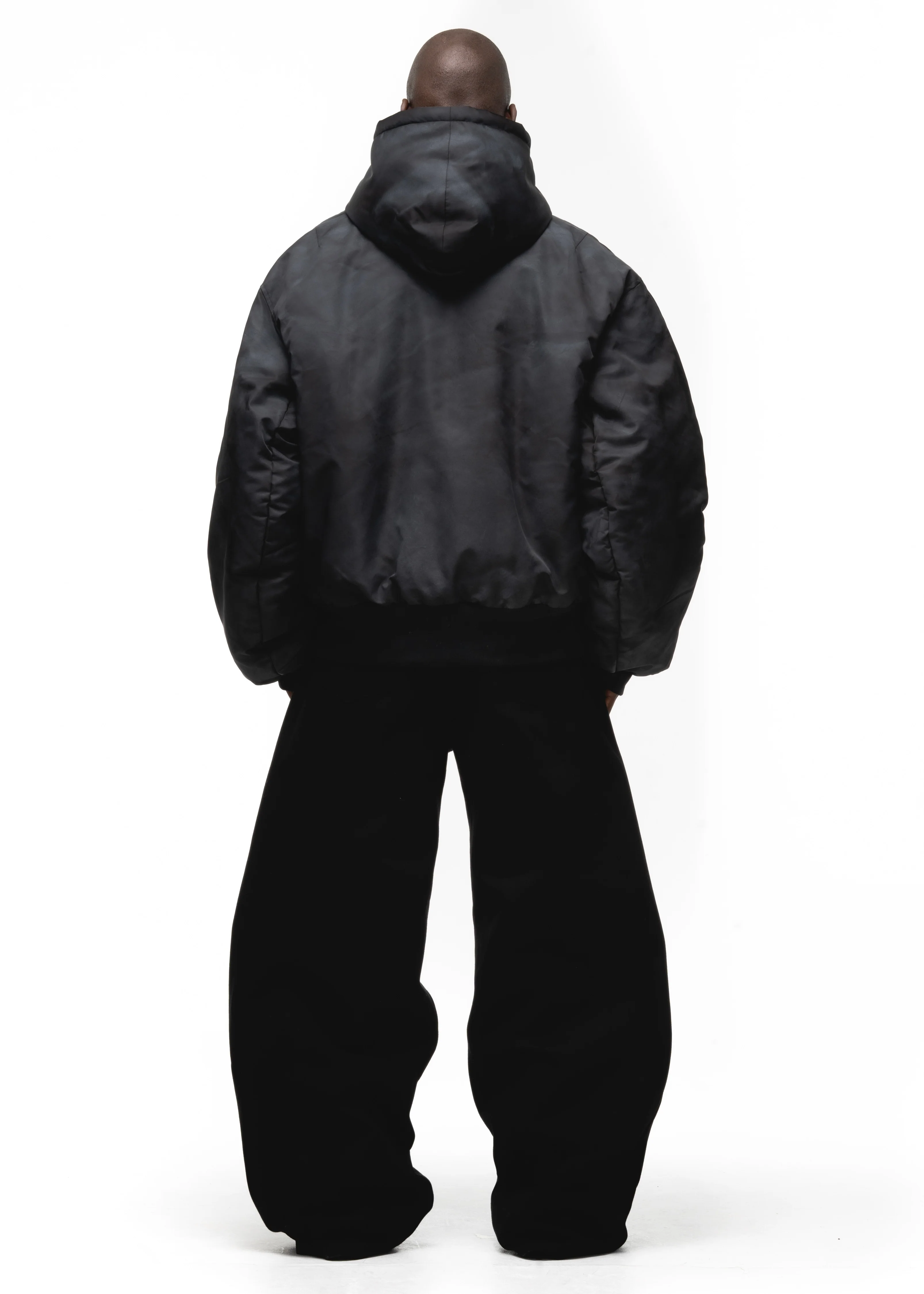 REVERSIBLE ONYX BOMBER JACKET BLACK - Image 7