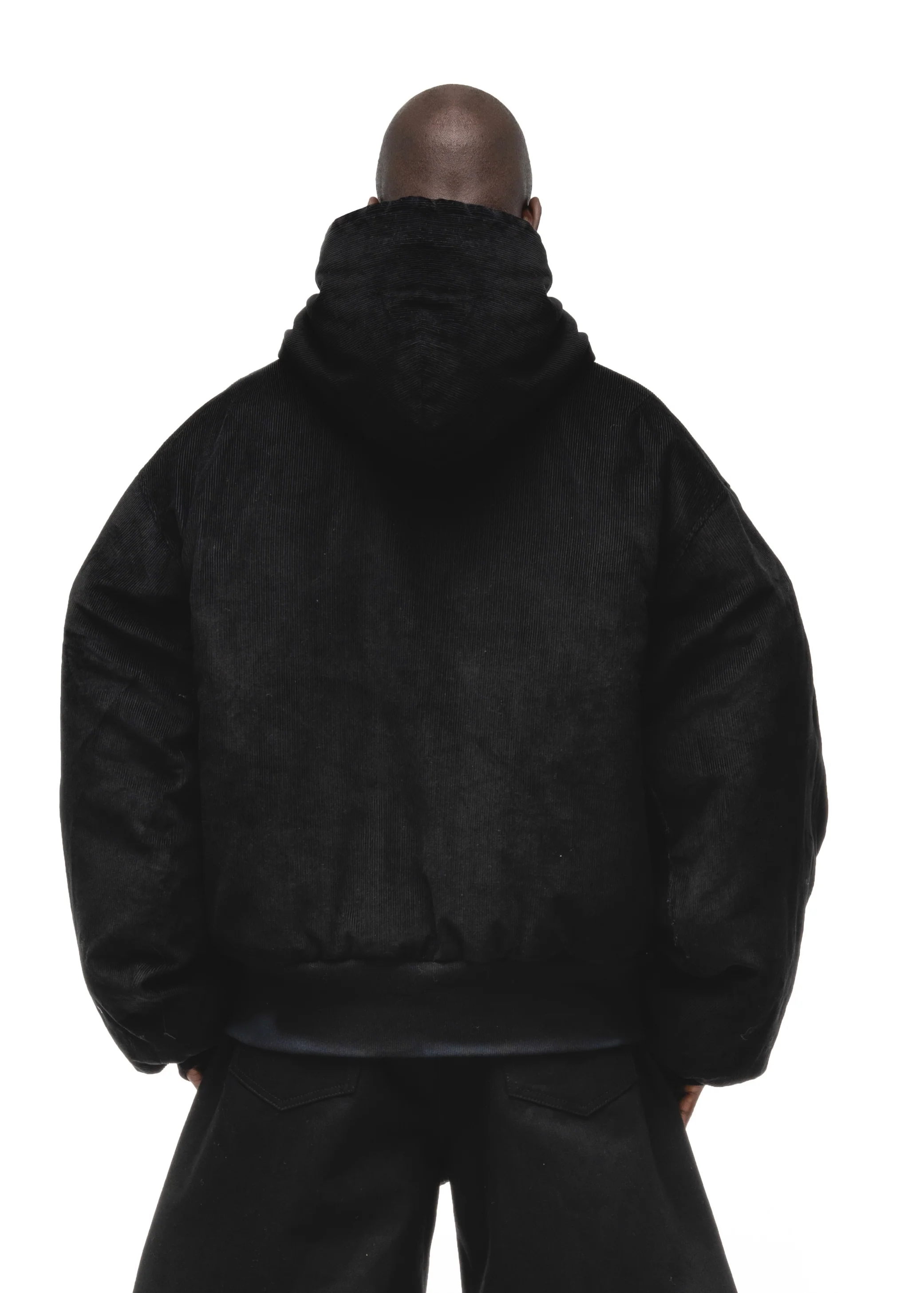 REVERSIBLE ONYX BOMBER JACKET BLACK - Image 8