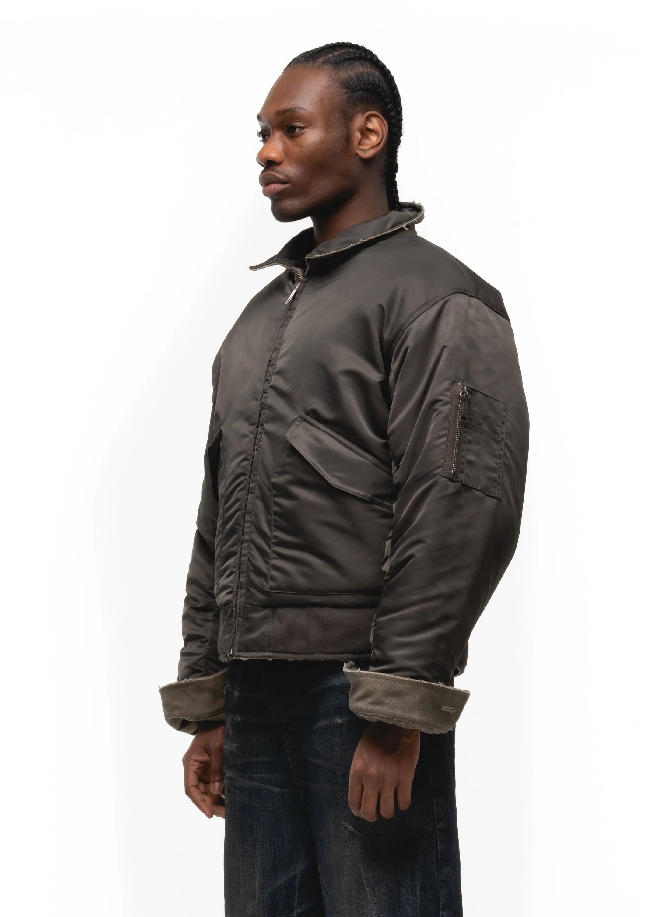 REVERSIBLE USED TRUCKER DENIM JACKET - Image 10