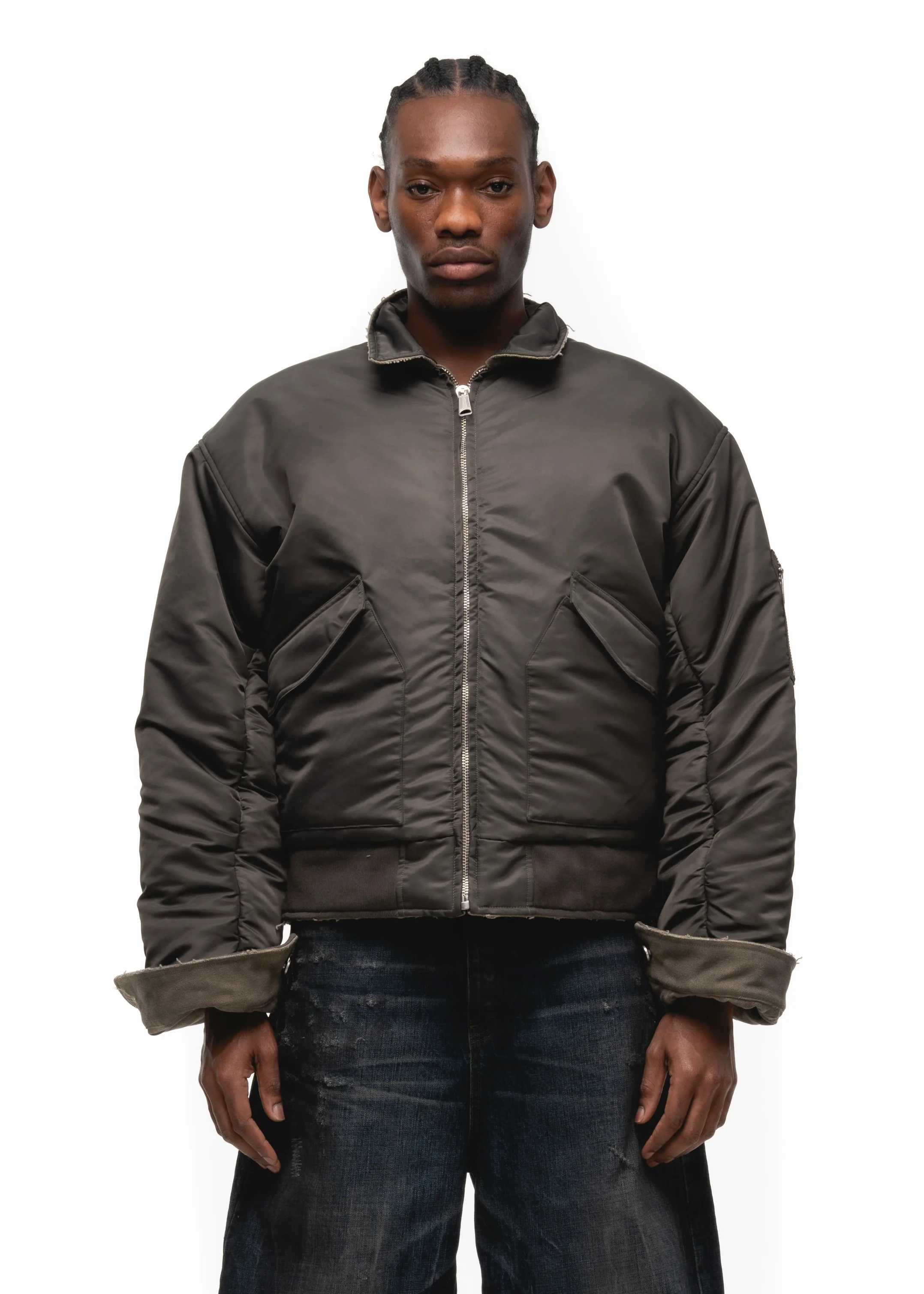 REVERSIBLE USED TRUCKER DENIM JACKET - Image 13