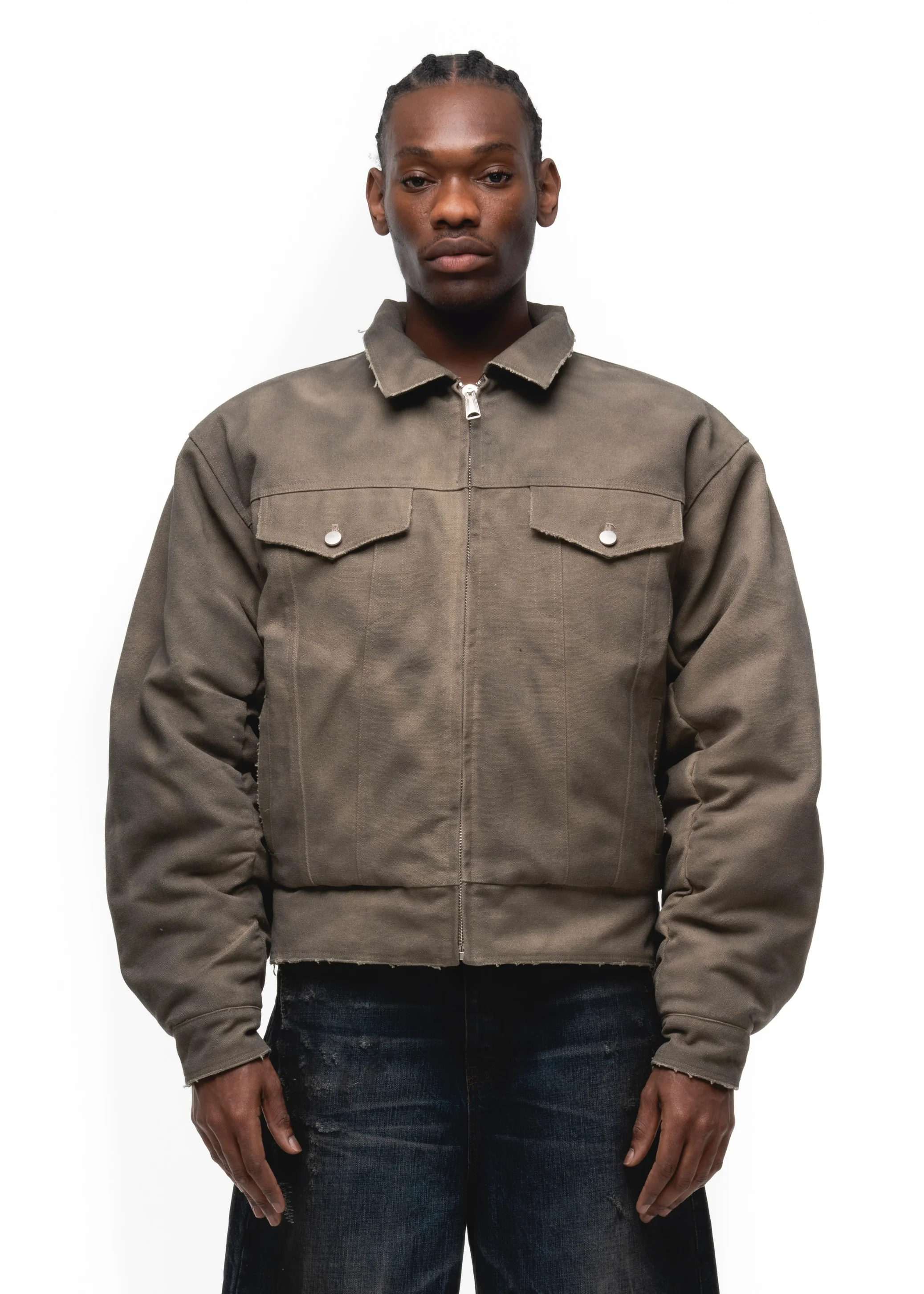 REVERSIBLE USED TRUCKER DENIM JACKET - Image 14