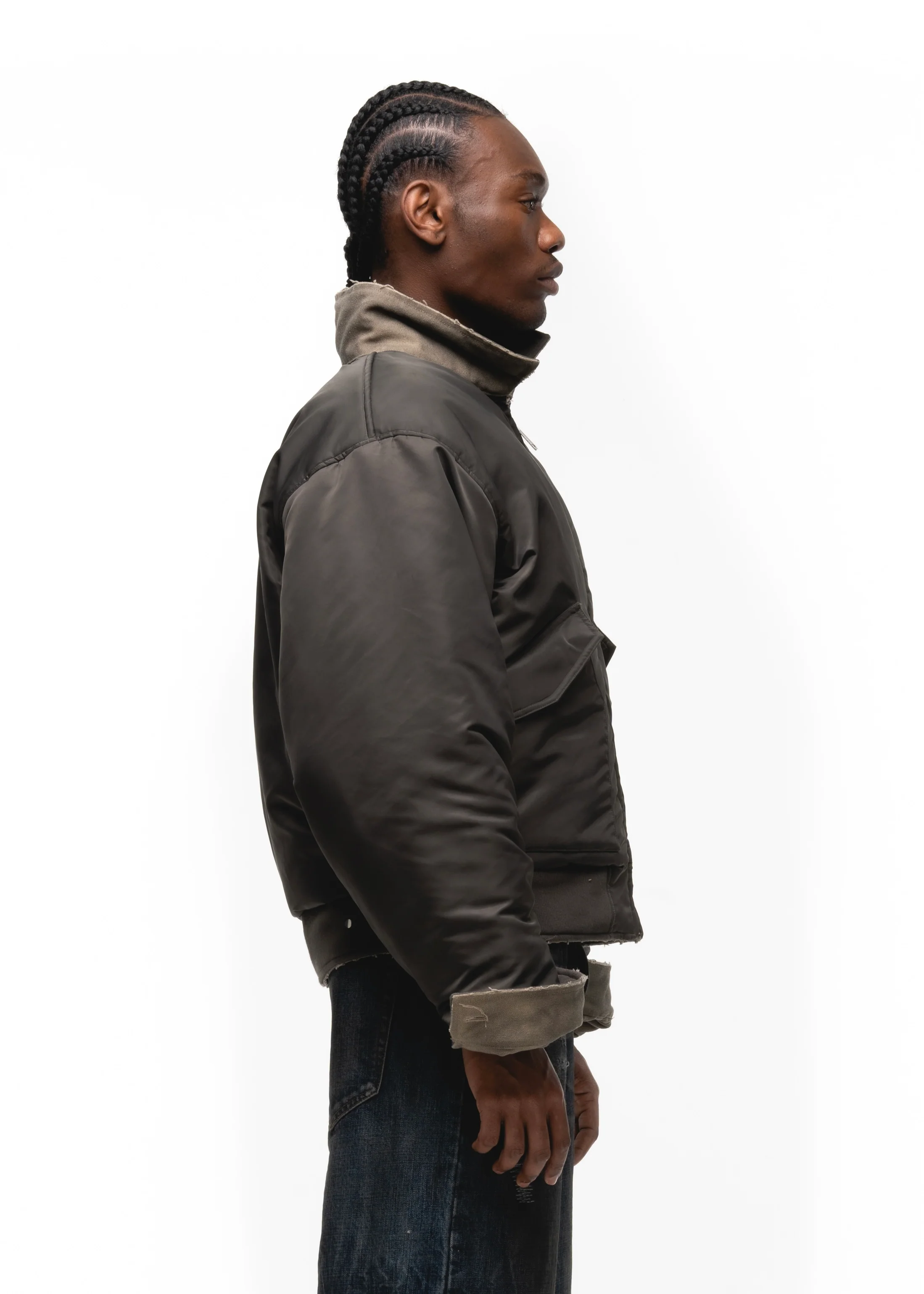 REVERSIBLE USED TRUCKER DENIM JACKET - Image 18